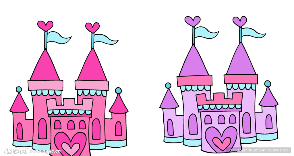 粉色梦幻城堡