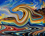 抽象油画