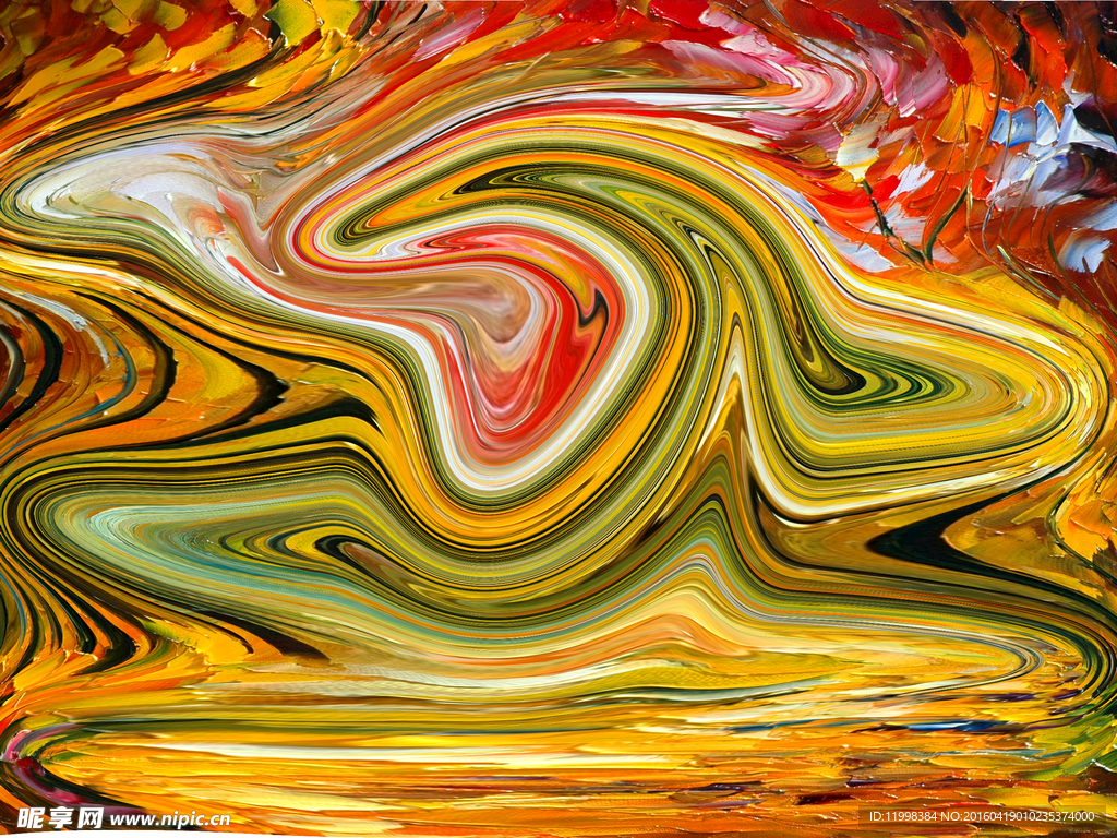 抽象油画