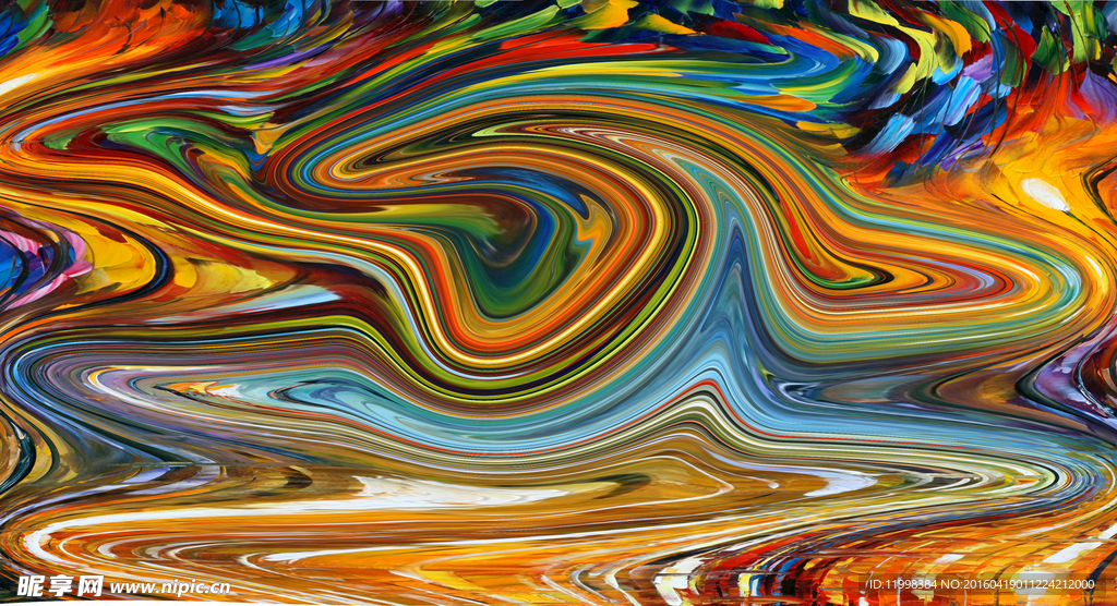 抽象油画