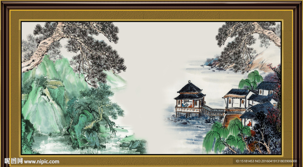 国画山水