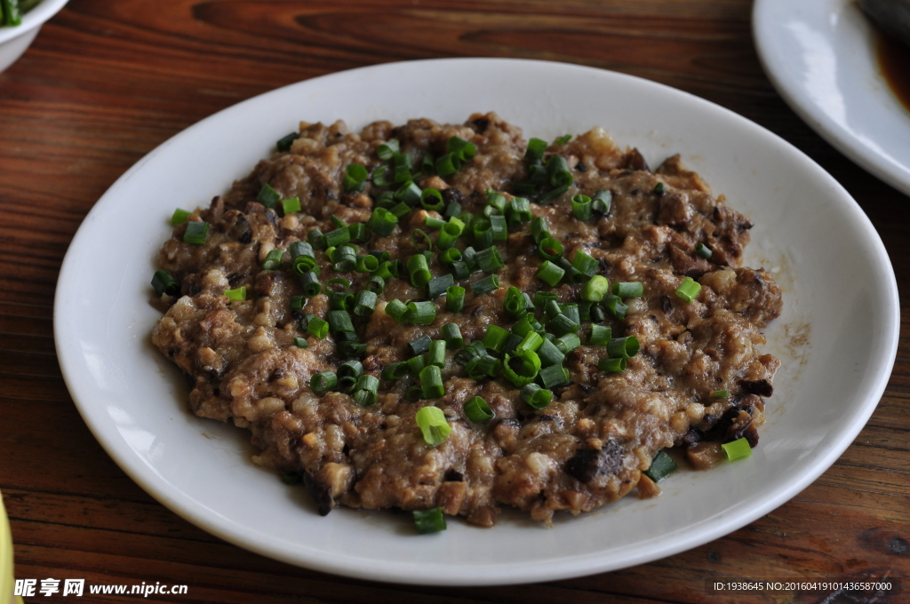 蒸肉饼