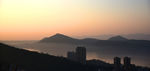 夕阳远山