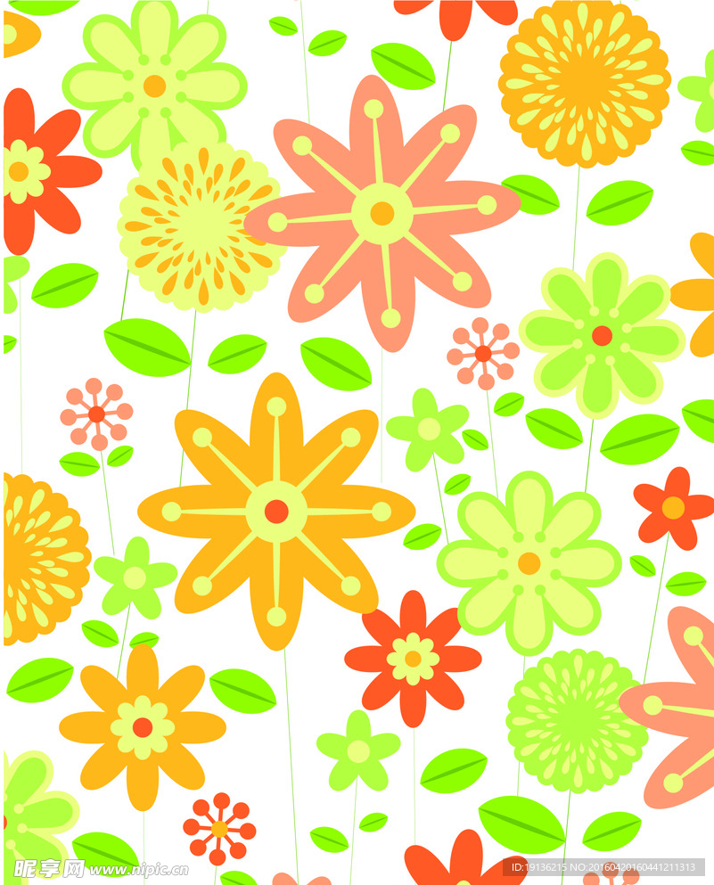 矢量花纹