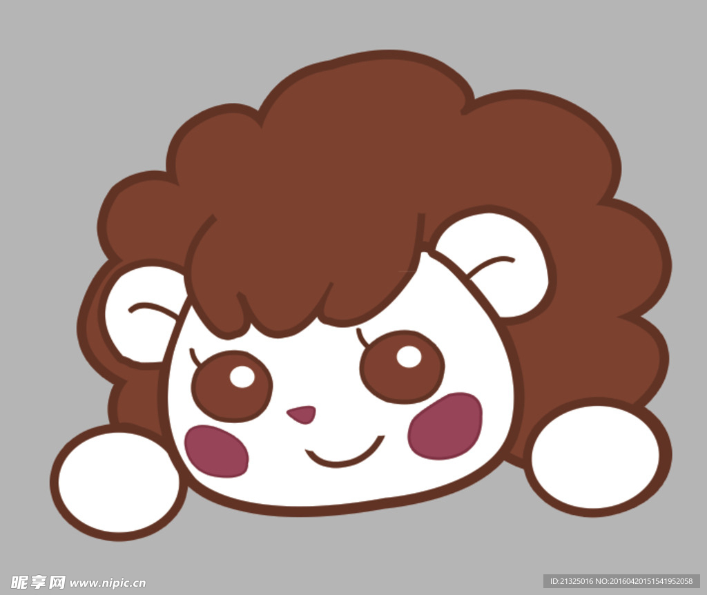 可爱可亲小狮子