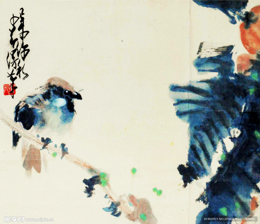 赵少昂 花鸟