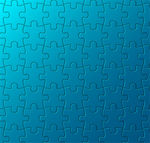 蓝色拼图背景矢量素材