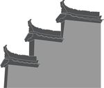 马头墙矢量文件