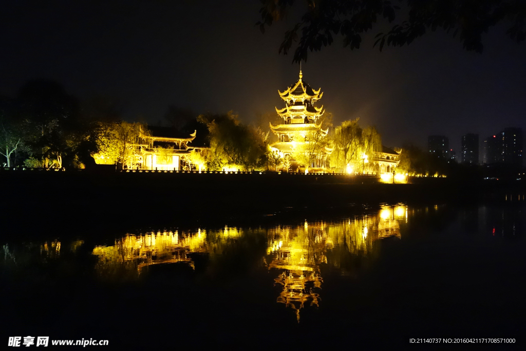 望江楼夜景