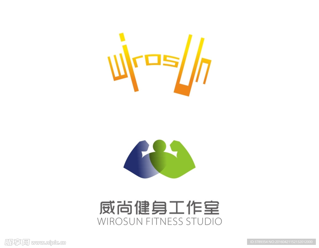 威尚健身logo