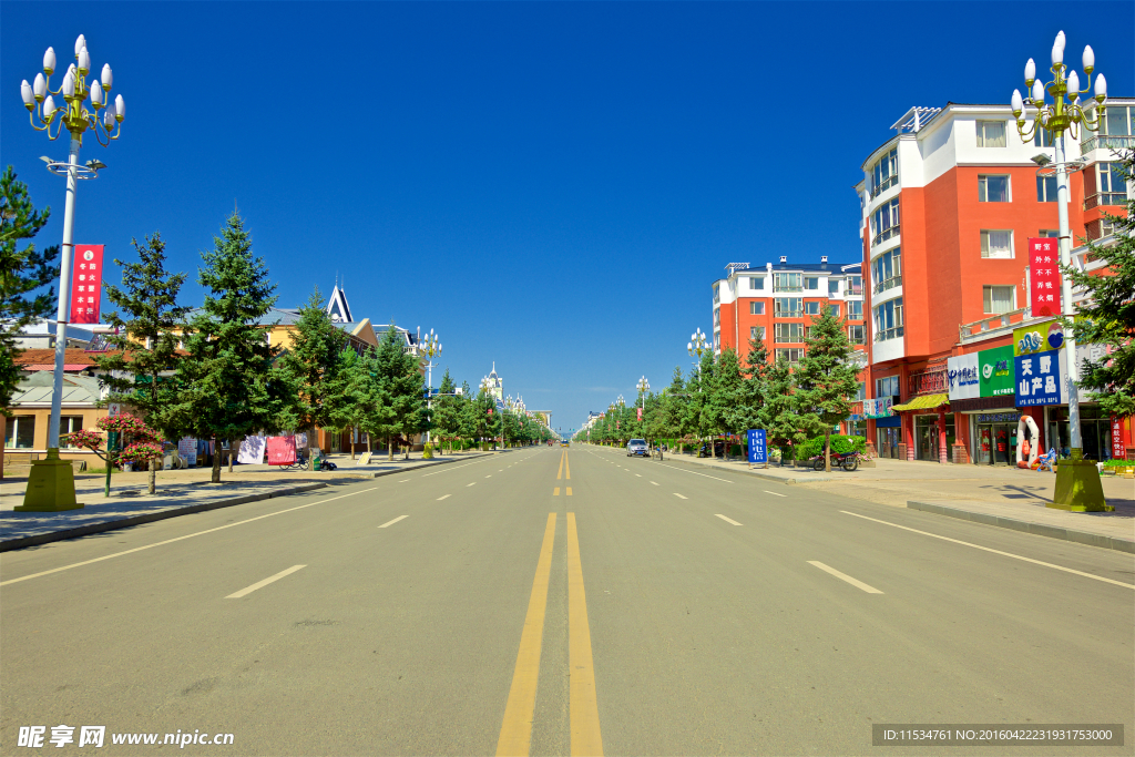 漠河街路