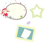 卡通边框 相框 公告栏