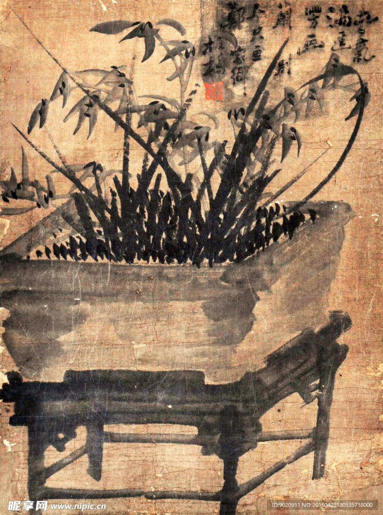 郑板桥 兰花