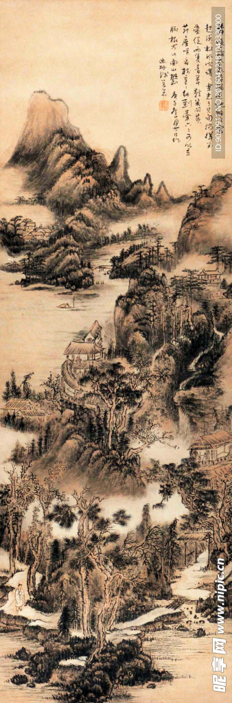石溪 山水