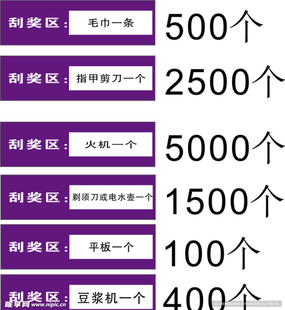 刮奖区