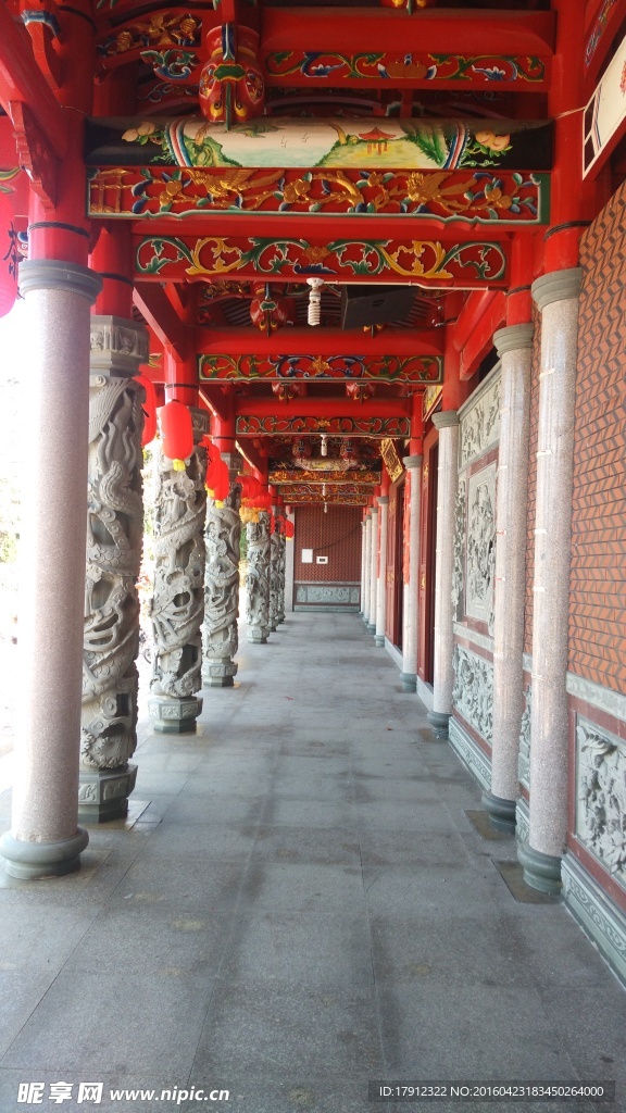 茶王殿廊道