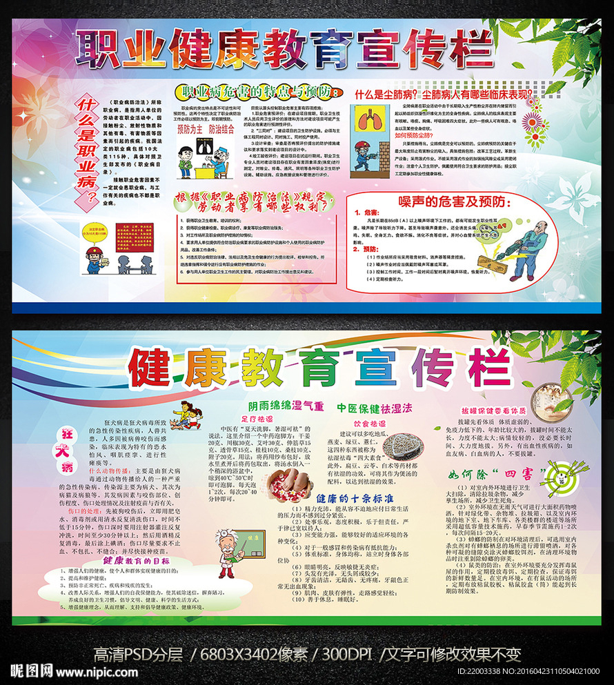 健康教育展板宣传栏