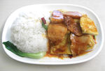 五花肉扒豆腐
