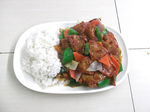 胡椒牛肉盖饭