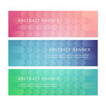 彩色banner矢量素材