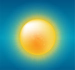 卡通夏日太阳矢量素材
