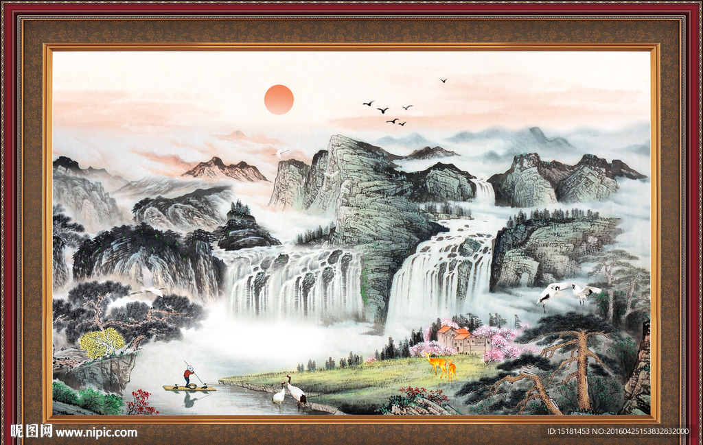 国画山水