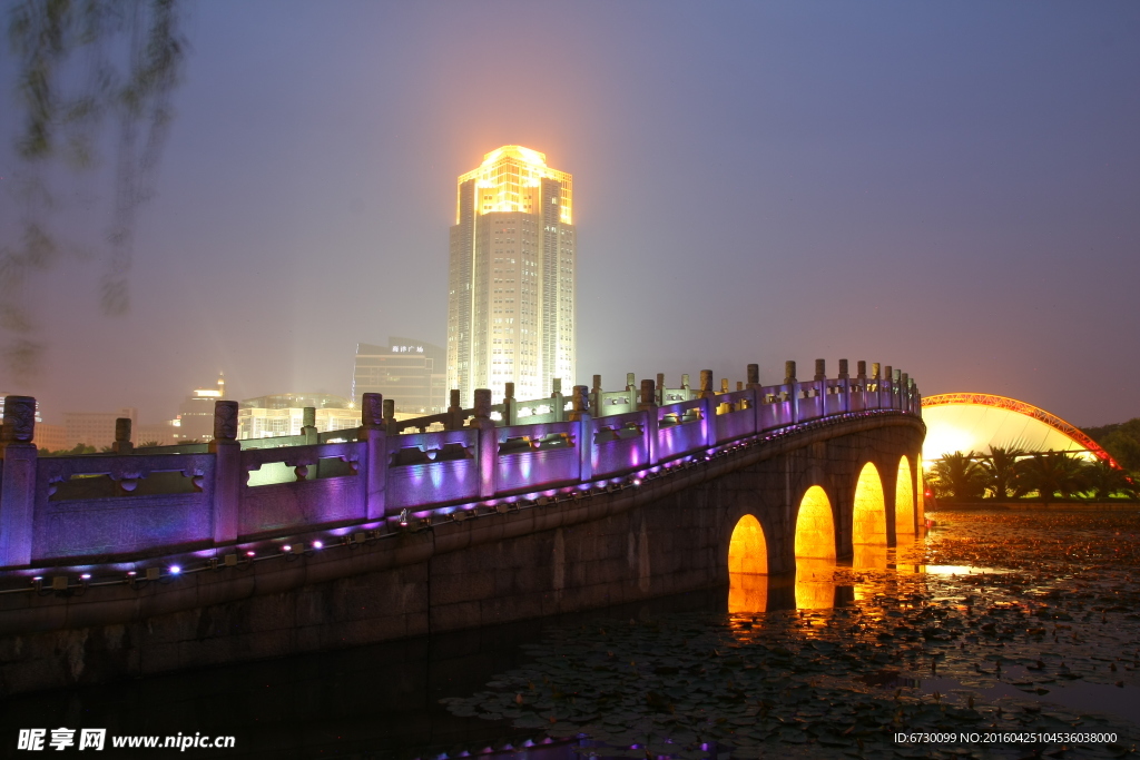 台州风景 市民广场