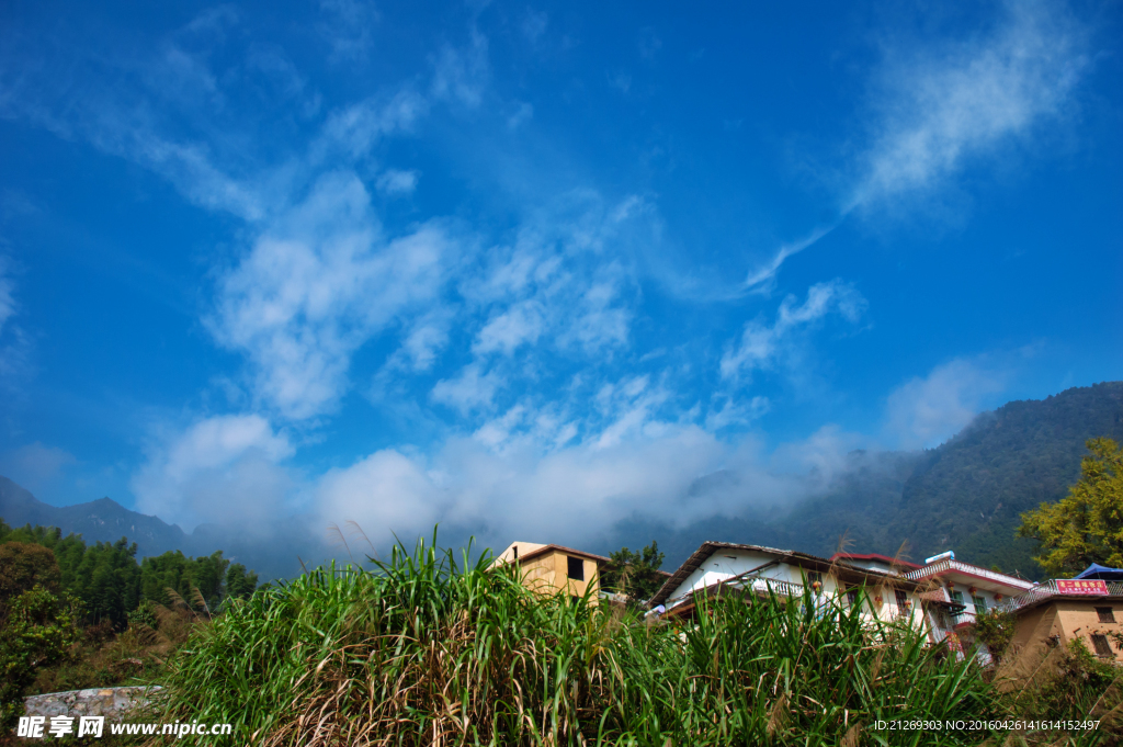 山村 乡村 风光