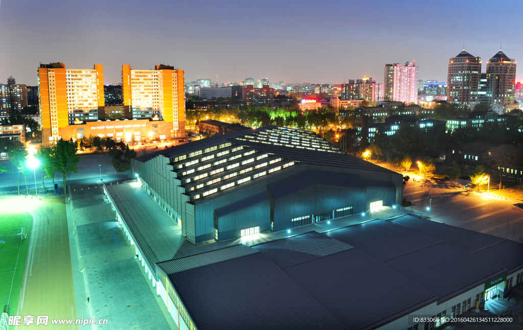 中国农业大学夜景