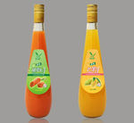 芒果萝卜汁标签