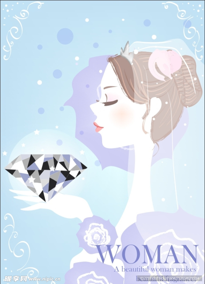 美女插画