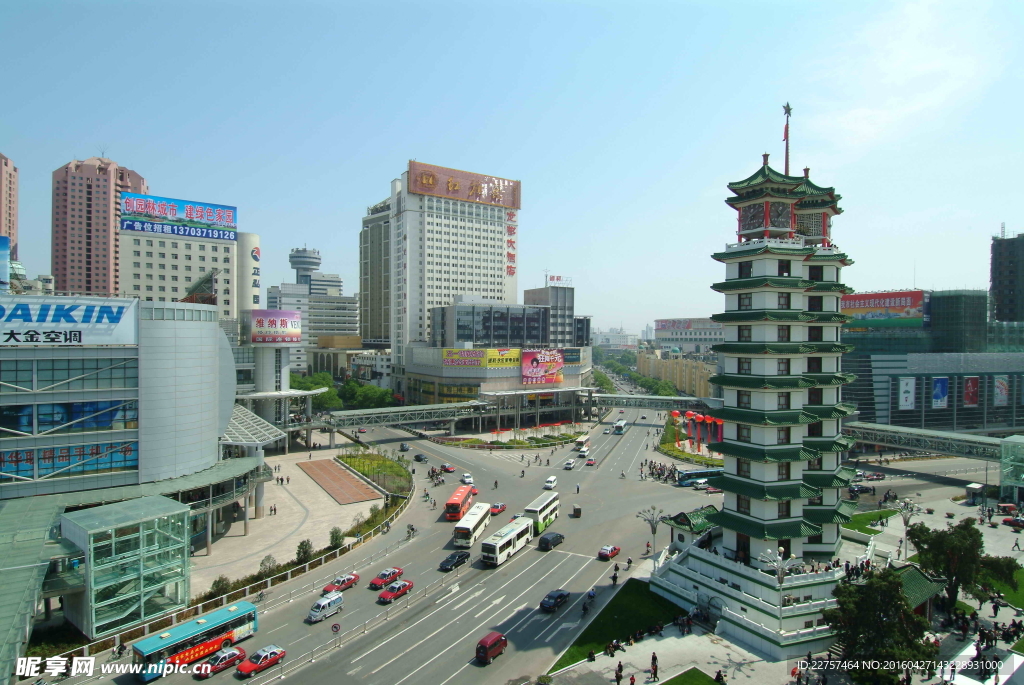 城市全景图