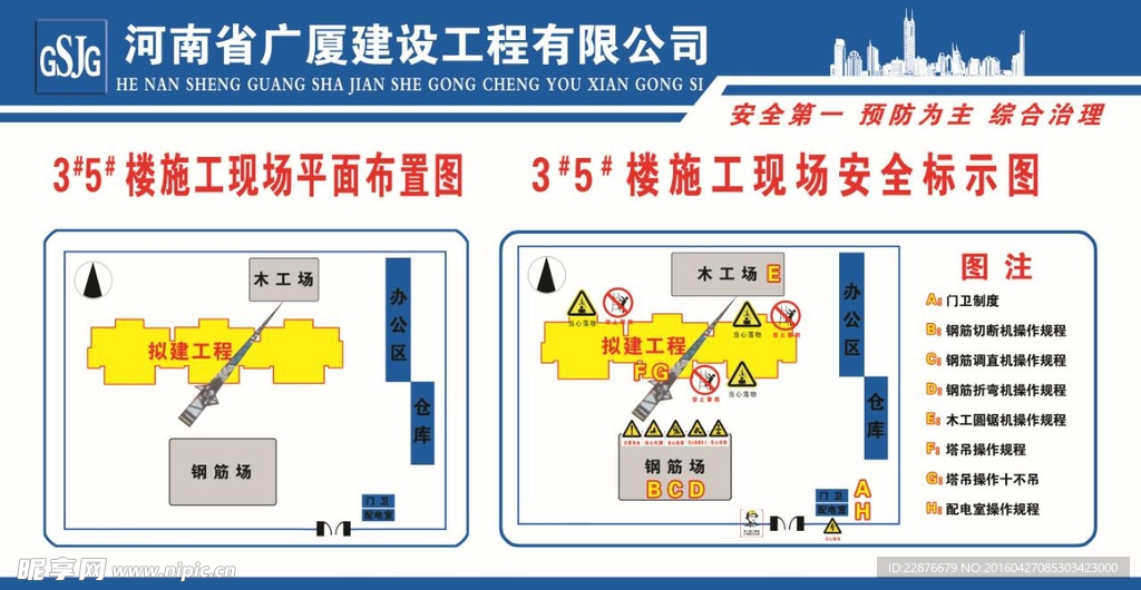 全部分层工地平面布置图