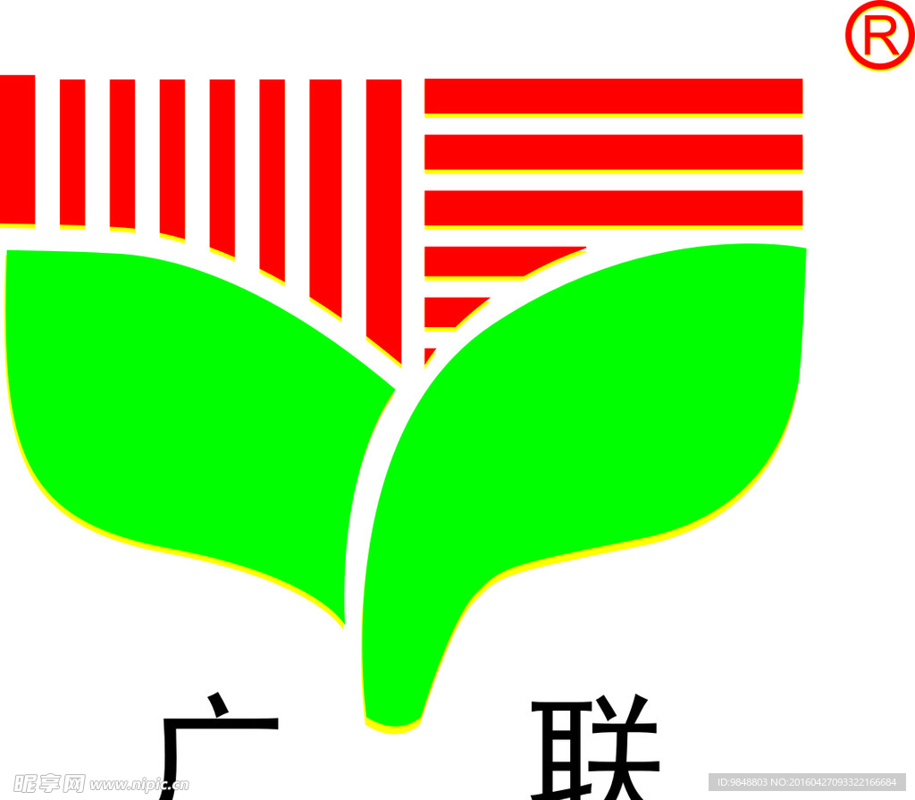 广联收割机标志