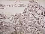 万里长城背景墙