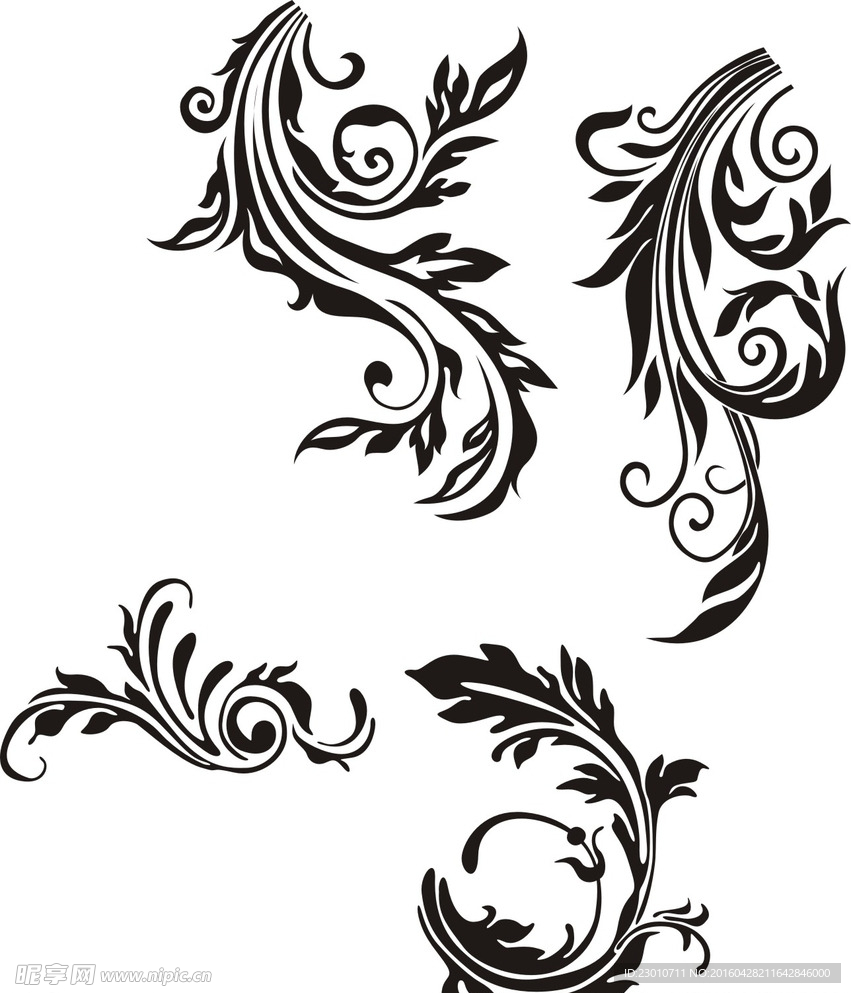 精美欧式 花纹