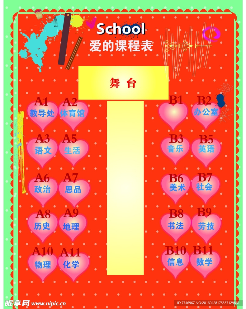 婚礼座位图