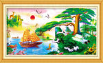 大厅风景画