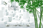 3D竹报平安