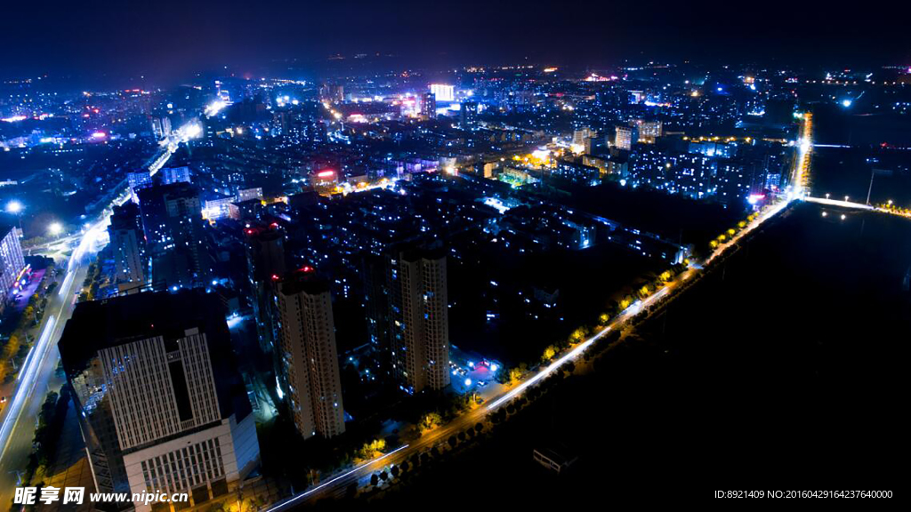 孝感夜景
