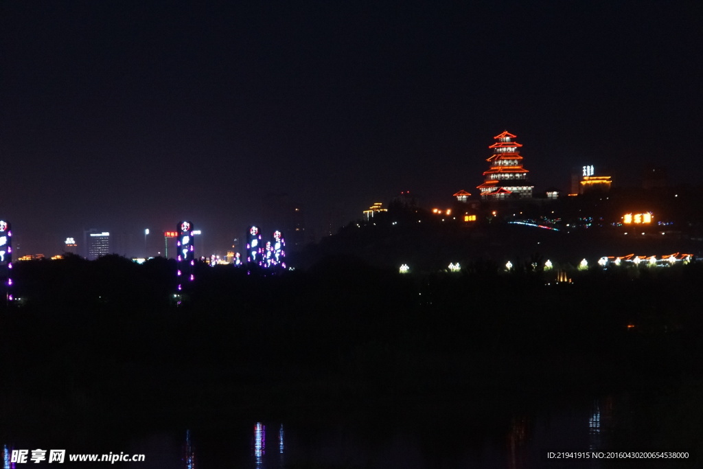 宝鸡夜景