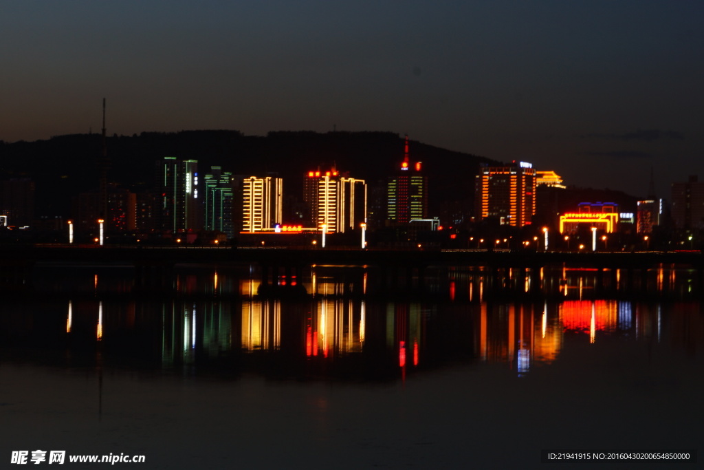 宝鸡夜景