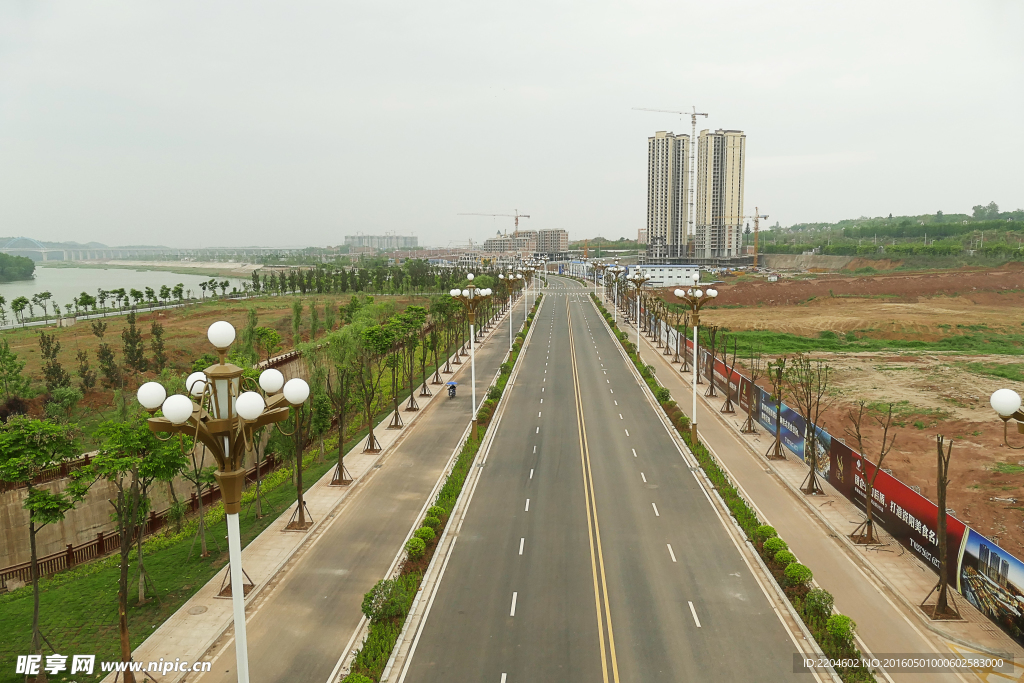 资阳新城道路建设