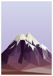 山脉湖泊景色