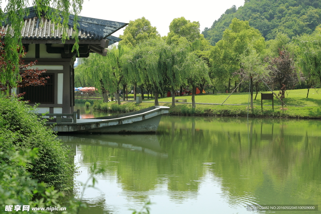 杭州市富阳区东吴公园风景