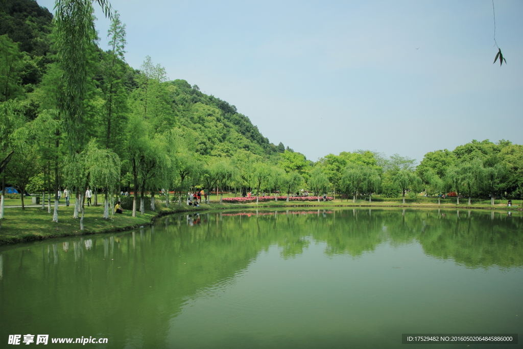 杭州市富阳区东吴公园风景