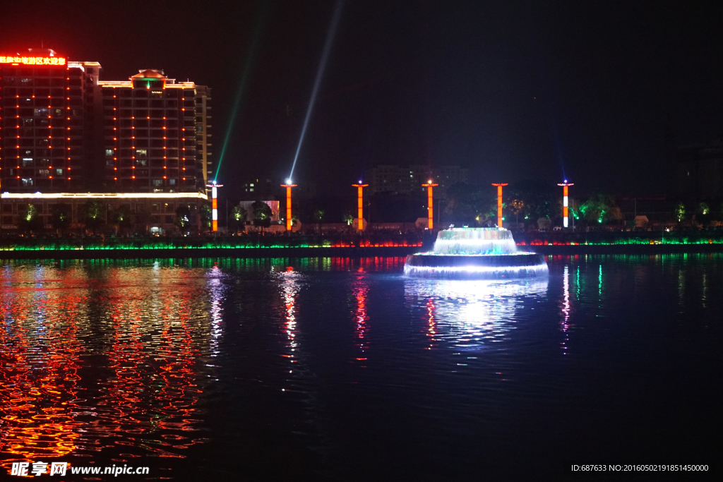 城市风光夜景