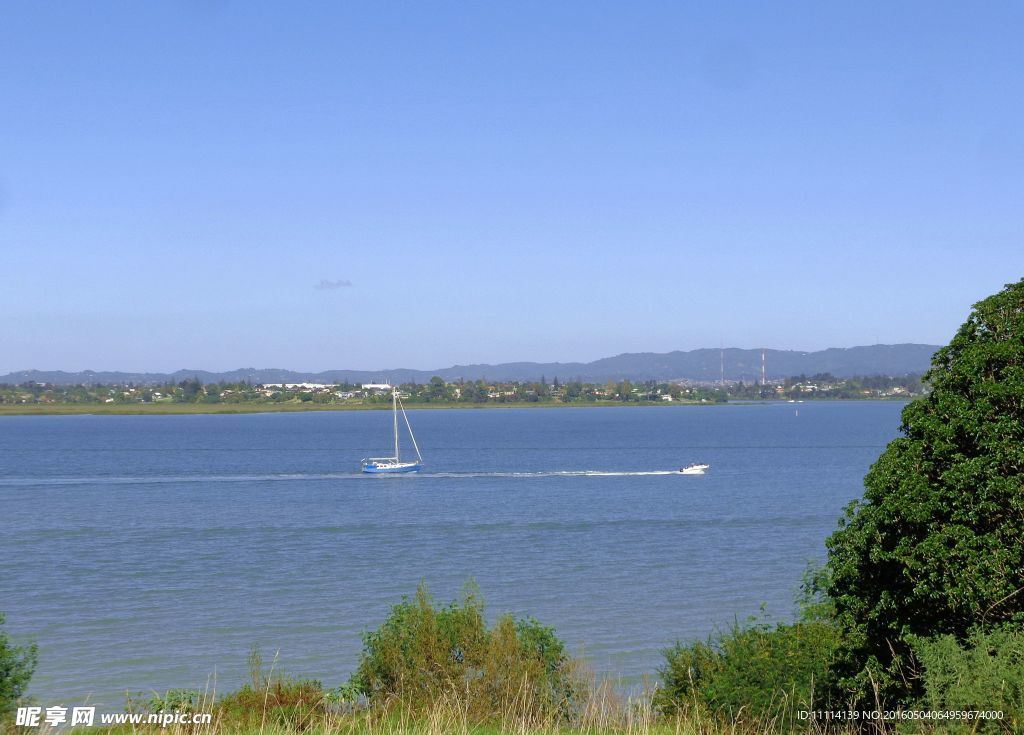 新西兰奥克兰海滨风景