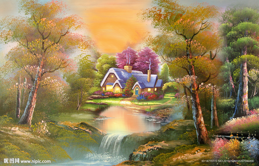油画风景