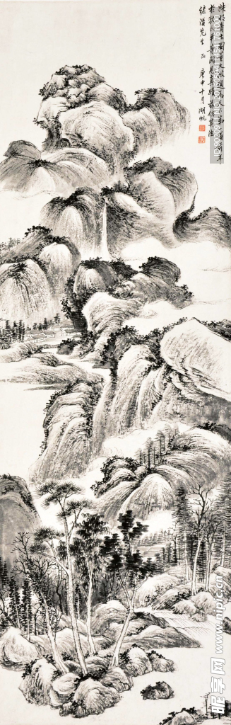 吴湖帆 山水